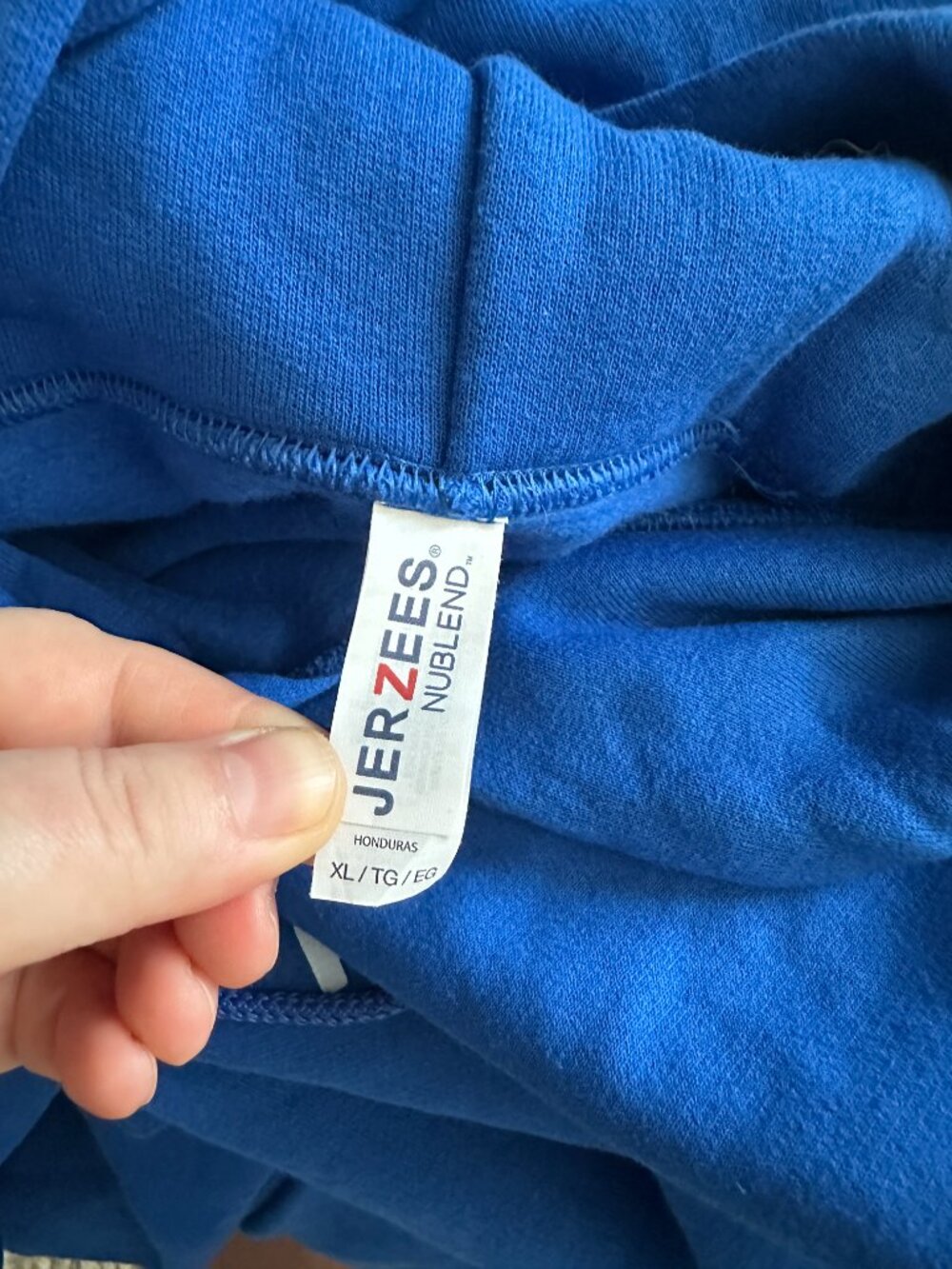 Los Angeles Dodgers LA Hoodie XL Blue Pullover MLB Baseball Fan Graphic - Picture 8 of 9